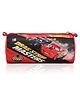 Kuber Industries Round Pencil Pouch  Disney Car Pencil Pouch for Kids  Multi-Purpose Travel Pouch  Stationary Holder  Travel Organizer  Pencil Utility School Pouches  Geometry Box  Red