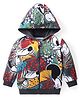 Babyhug Disney Full Sleeves Front Open Sweatjacket with Mickey Mouse & Friends Graphics - Grey