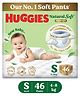 Huggies Natural Soft Premium Baby Diaper Pants Small - 46 Pieces