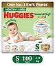 Huggies Natural Soft Premium Baby Diaper Pants Small - 140 Pieces