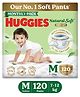Huggies Natural Soft Premium Baby Diaper Pants Medium - 120 Pieces