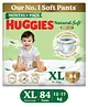 Huggies Natural Soft Premium Baby Diaper Pants Extra Large - 84 Pieces