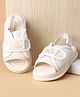Babyoye Solid Colour Velcro Closure Sandals - White