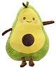 Ultra Soft Spongy Avocado Lovable Huggable Stuffed Adorable Pillow cum Soft toy for Both Kids  Best for Home Decor Travelling Pillow (Green and Brown) Height 25.4 cm