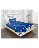 Filymore  Kids  Cotton Cartoon Rocket Print Bedsheet for Single Bed small Size with 1 Pillow Covers Blue and Yellow
