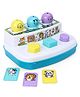 TOYMATE Press and Pop 2 in 1 Animals and 3 Colourful Balls Pop Up Learning Educational Toy - Multiolor