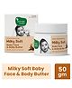 Mother Sparsh Milky Soft Baby Face & Body Butter With Milk, Coconut Oil & Mango Butter 50g