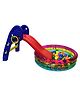 Hop N Play Baby's Ball Pool with Slide Activity Play Junction with 25 Balls for Play Area - Multicolor, 6 Months to 3 Years Old