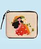 Kalankit Printed Wallet For Women Stylish | Card Holder Wallet, Zip Wallet For Women | Square Bi-Fold Wallet For Women