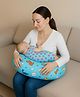 Babyhug Feeding Pillow Dino Print - Sea Green