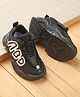 Babyoye Sneakers with Lace Up Closure - Black