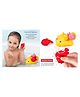 Ratnas Squeezy Bath Buddies Fish Bath Toys Pack of 4 - Color May Vary