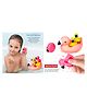 Ratnas Squeezy Flamingo Bath Toys Pack of 4 - Multicolor