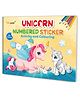 Space Numbered Sticker Activity and Colouring book for age 3+ Kids : Educational sticker book for young learners, Fun sticker adventure book, Creative coloring book for children, Activity book for kids with over 150+ stickers
