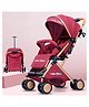 Little Olive BabyJoy Lightweight And Compact Stroller with Adjustable Canopy - Red