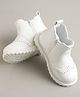Babyoye Zip Closure Winter Boots - White