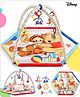 Babyhug Disney Winnie The Pooh Playgym | BIS Certified | Soft Play Mat with 5 Fun Hanging Toys | Disney Winnie The Pooh Theme for Newborns 0+ Months | Perfect for Indoor Play & Tummy Time | Stimulates Sensory Development, Hand-Eye Coordination & Moto