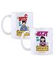Oye Happy Rakhi Mugs Combo - Bhai Ka Mug & Behen Ka Mug | Raksha Bandhan Gift | 330 ml