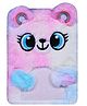 Smily Kiddos Fluffy Note Book Teddy Bear  - Multicolor