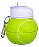 Smily Kiddos Silicone Expandable & Foldable Tennis Ball Shaped Water Bottle Green - 550 ml