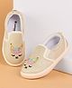 Cute Walk by Babyhug Unicorn Embroidered Slip On Casual Shoes - White