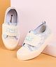 Cute Walk by Babyhug Velcro Closure Casual Shoes With Text Print - Blue