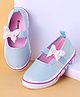 Cute Walk by Babyhug Slip On Casual Shoes with Bow Applique - Blue