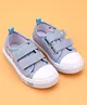 Cute Walk by Babyhug Casual Shoes With Velcro Closure and Swan Embroidery - Blue