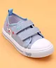 Cute Walk by Babyhug Casual Shoes With Velcro Closure and Swan Embroidery - Blue