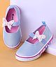 Cute Walk by Babyhug Slip On Casual Shoes with Bow Applique - Blue