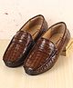 Pine Kids  Slip On Loafer Shoes -  Brown