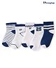 Honeyhap Premium Cotton Bamboo Spandex   Socks With Bio Finish Pack of 5 - White