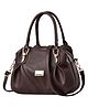 SYGA Women's Bags Soft Leather Middle-Aged And Elderly Women's Bags Single Shoulder Crossbody Bag(Brown)