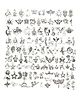 SYGA 100 Pieces Charms Set Making Necklaces, Bracelets and Earrings Pendant Accessories