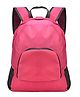 SYGA Outdoor Travel Foldable Backpack Waterproof Backpack With Mini Bag Stay Clean Backpack for Camping Hiking Travelling & Outdoor Activities Rose Pink - Height 16.5 Inches