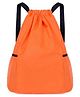 SYGA Drawstring Backpack for Gym Yoga Running Swimming Camping Travel Bag Sports Fitness Club Student Training Bag Orange - 19.6 Inches
