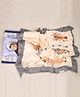 New Comers Ultra Soft Plush Baby Blanket for Newborn - Grey & Beige