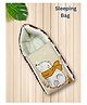 NEW COMER 3 in 1 Baby Bed Sleeping Bag & Carry Nest Infant Portable Bassinet for Baby Carrying-brown