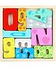 Urbane Chic  Number (0-9) Design Wooden Jigsaw Puzzle for Kids Shapes Toys - 10Pieces-Multicolor