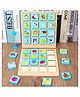 Urbane chic Wooden Instant Memory Card Game Early Learning Card Game Montessori Toy Activity Game for Kids Multicolor-Color May Vary