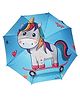 CHAATEWALA Unicorn Printed Umbrella - Blue