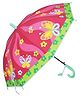 CHAATEWALA Butterfly & Floral Detailed Umbrella - Multi Colour