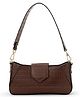 Lychee Bags Pu Shoulder Bag Brown
