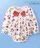 Babyoye 100% Cotton Knit Full Sleeves Onesie With Halloween Theme Printed -White