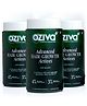 OZiva+ Advanced Hair Growth Actives| Reduces Thinning Hair & Improves Scalp Coverage | Scientist Formulated with Pure Plant Actives | No side effects | 90 Caps -Pack of 3