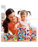 Bunie Magnetic Sticks Building Blocks Educational Stacking Toys With Magnetic Sticks Magnetic Balls And Magnetic Blocks For Kids (36 Pieces Multicolor)
