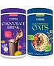 Healthy Nutritional Fitbhim Chocolate Drink & Ready To Eat Instant Oats Combo 500 g (Pack of 2)