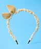 Pine Kids Bow Hair Band - Yellow