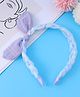 Pine Kids Oversized Bow Hair Band  - Purple
