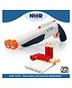 NHR White and Red Double-Barreled Gun Toy
